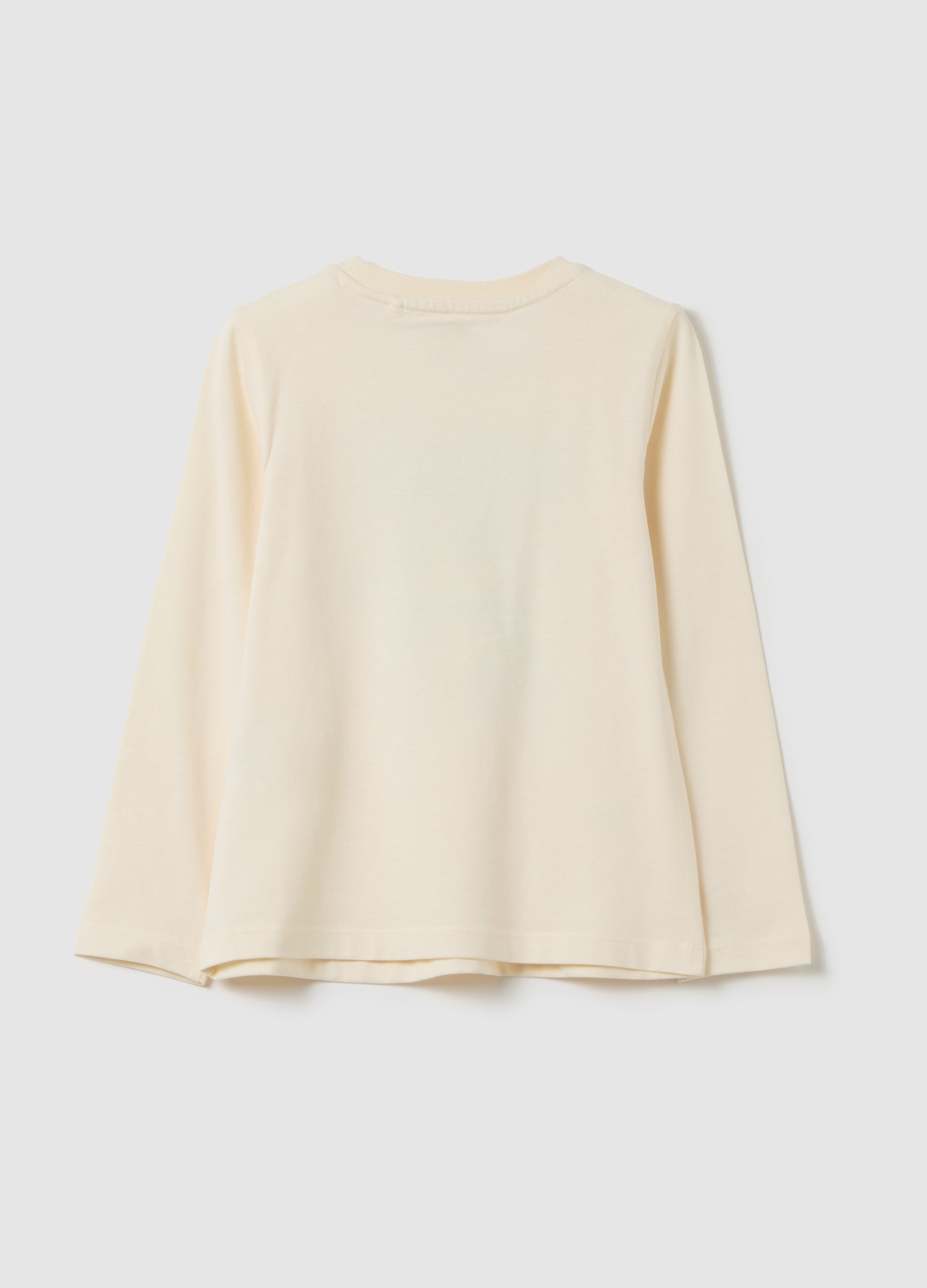 OVS Girl's Regular Fit Pure Cotton T-Shirt With Print