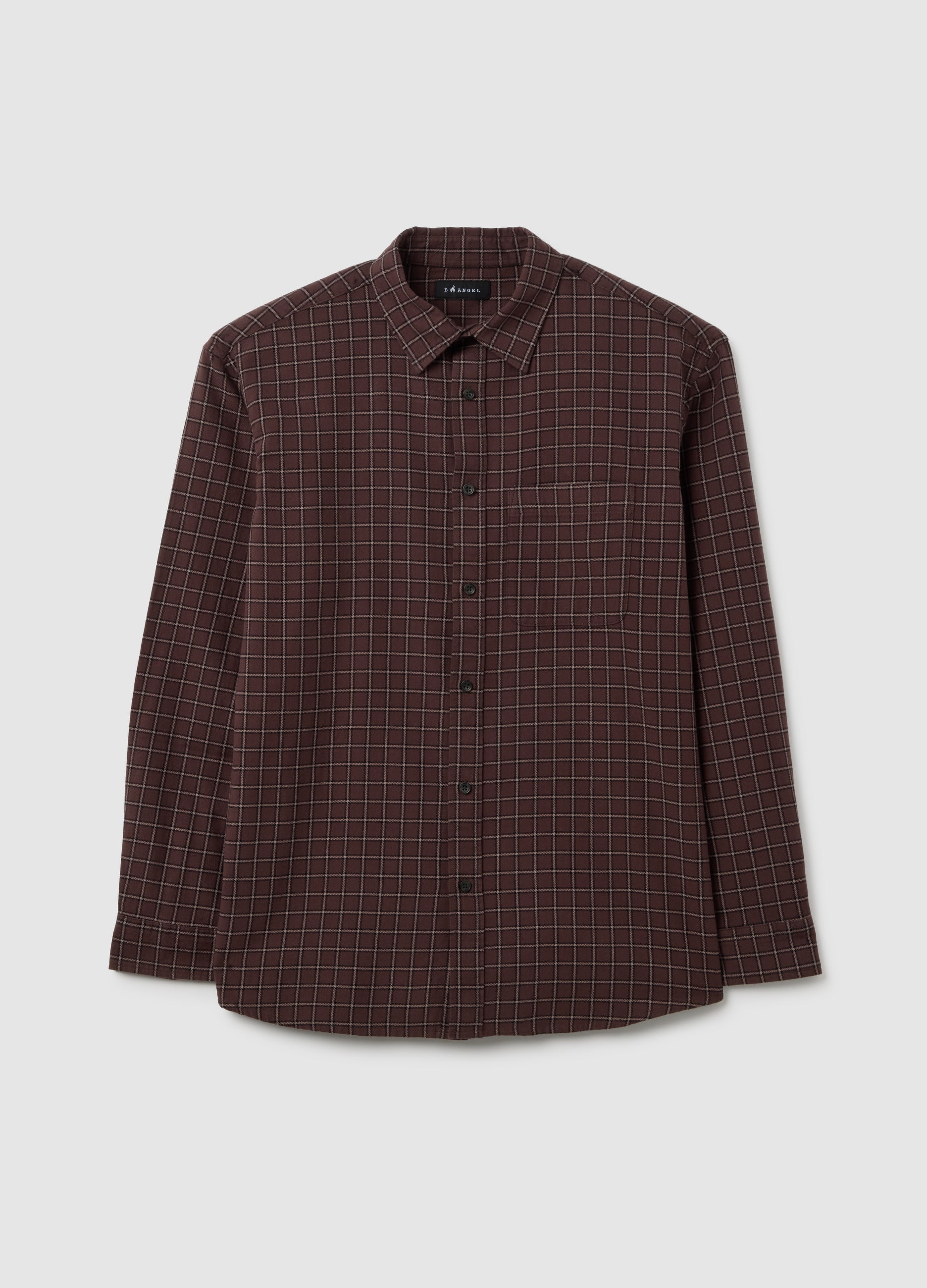 OVS Oversized Plaid Pure Cotton Shirt