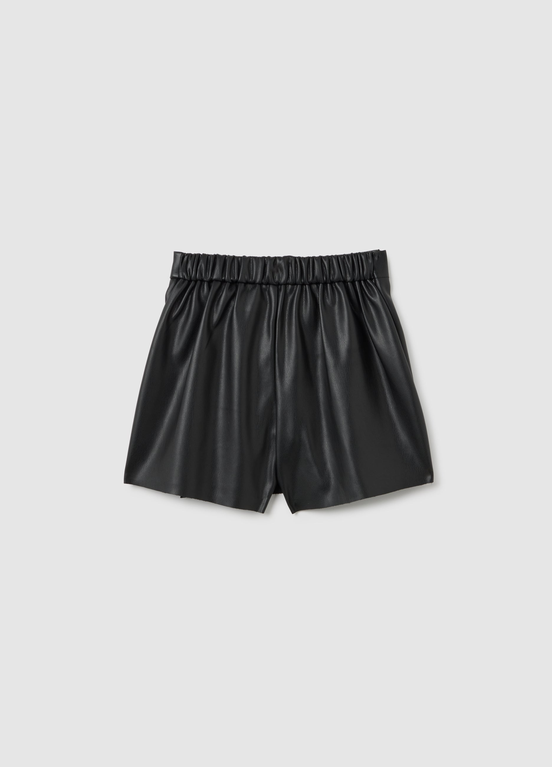 OVS Girls' Black Regular Fit Shorts