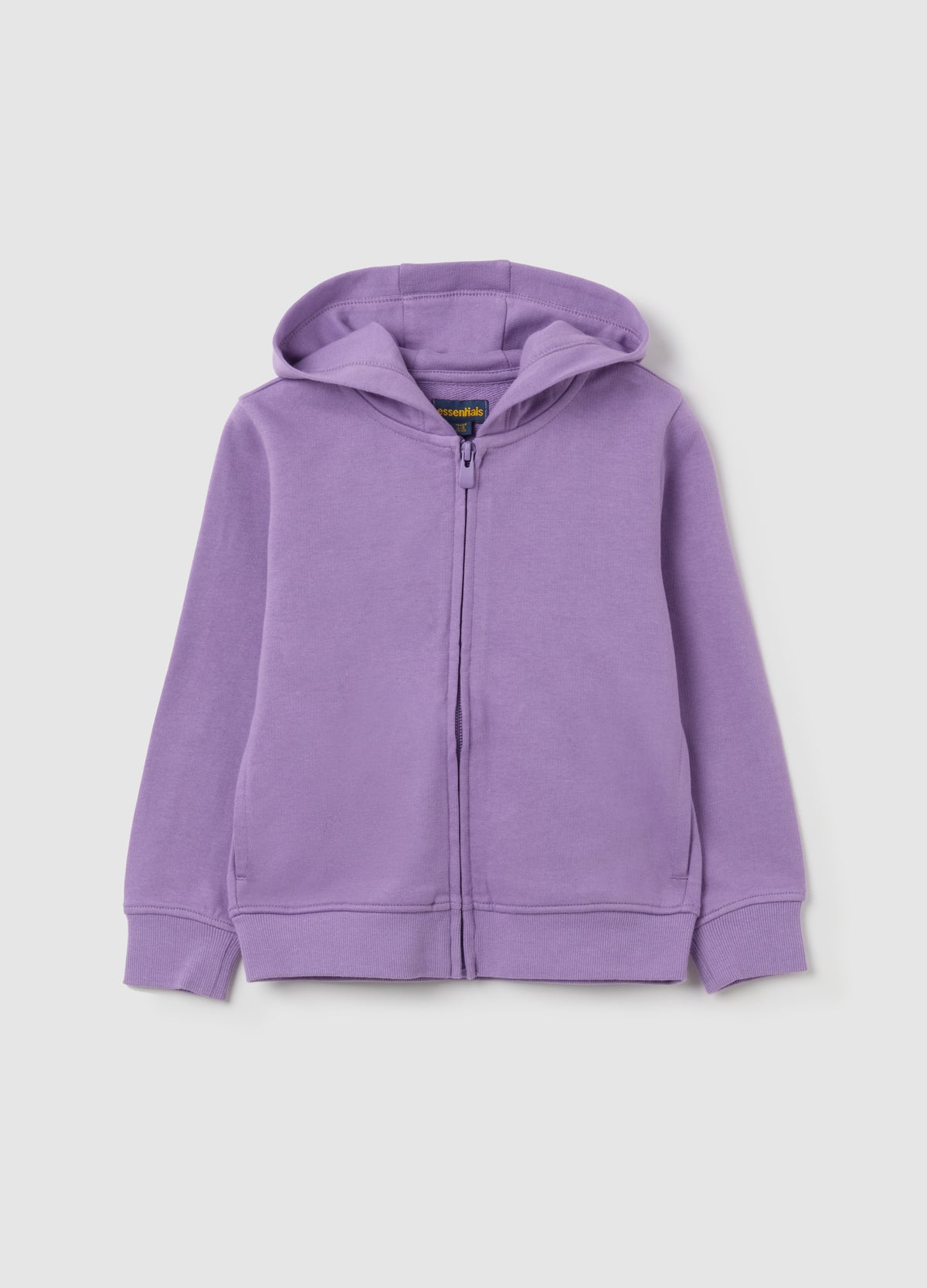 OVS Girls' Sweatshirt In Pure Purple Cotton With Regular Fit