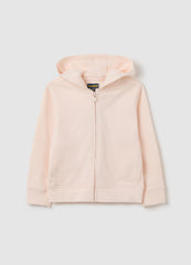 OVS Girls' Sweatshirt In Pure Beige Cotton Regular Fit