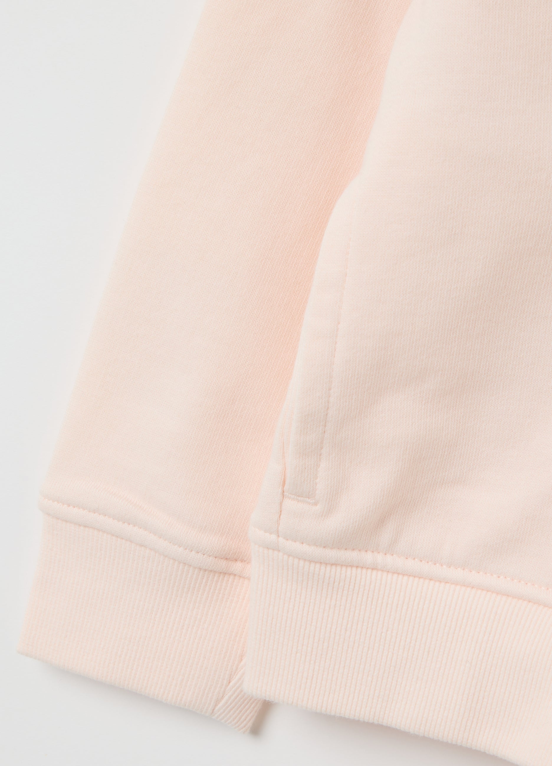 OVS Girls' Sweatshirt In Pure Beige Cotton Regular Fit