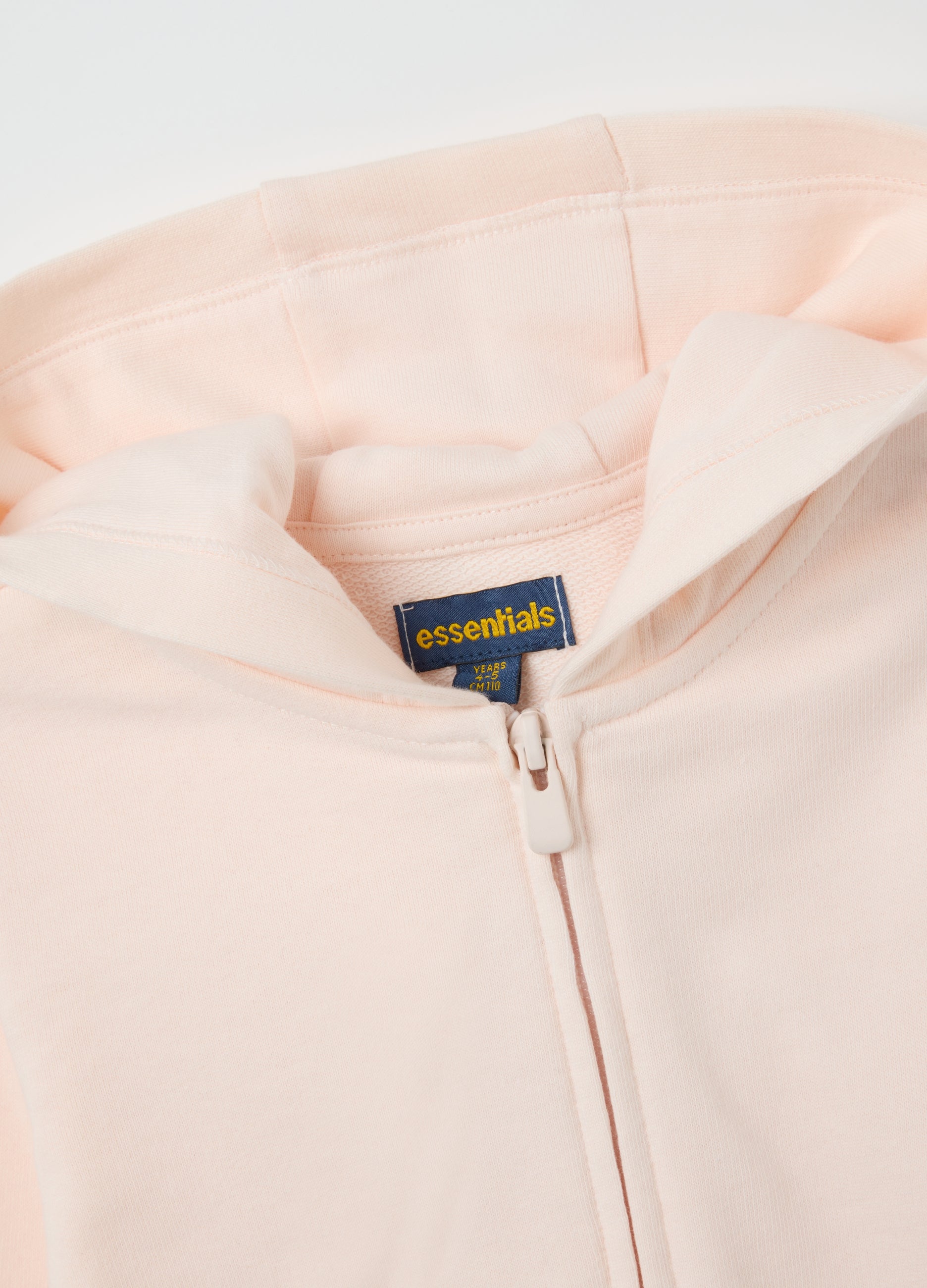 OVS Girls' Sweatshirt In Pure Beige Cotton Regular Fit