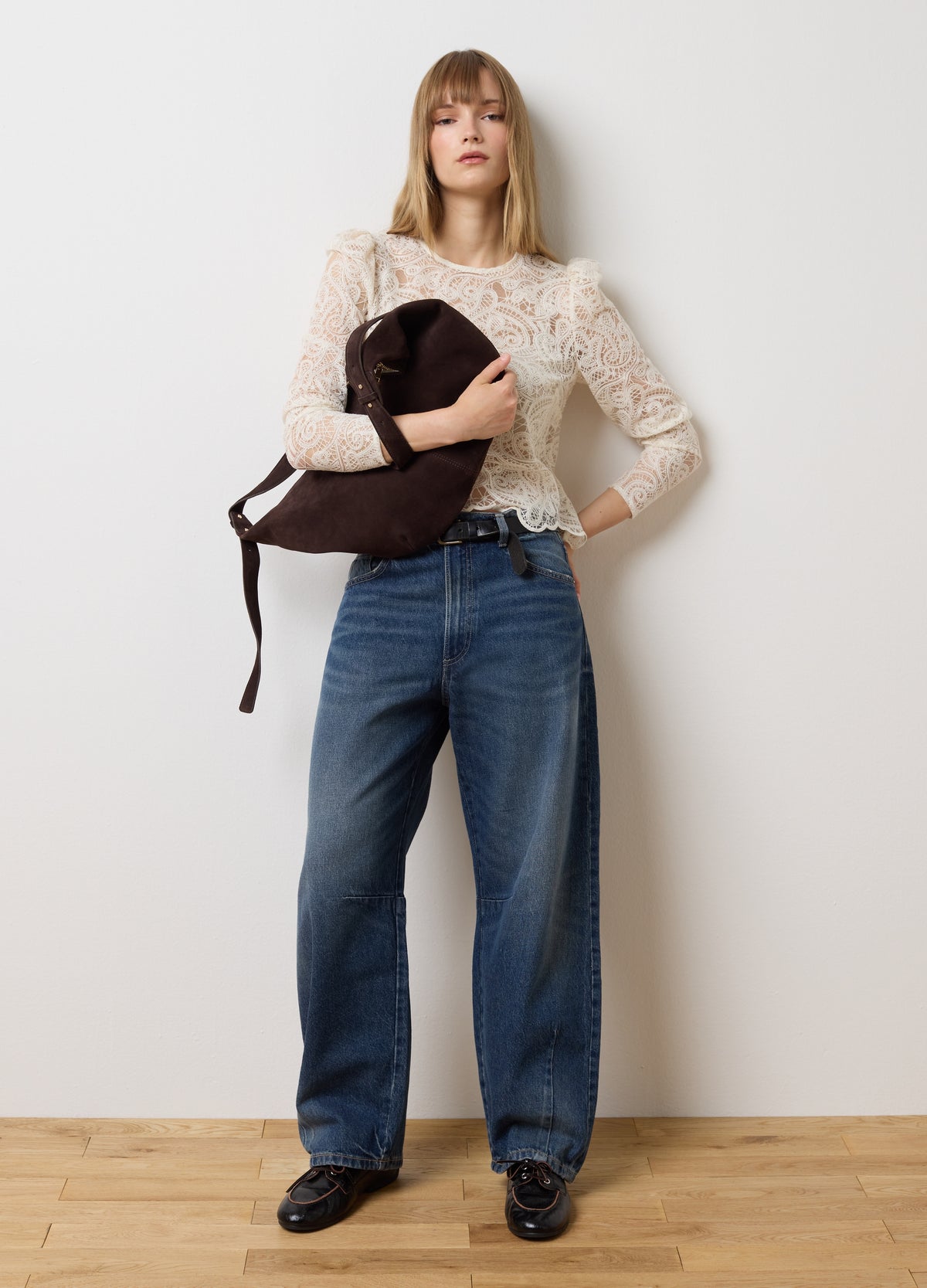 OVS Balloon Blue Cotton Jeans