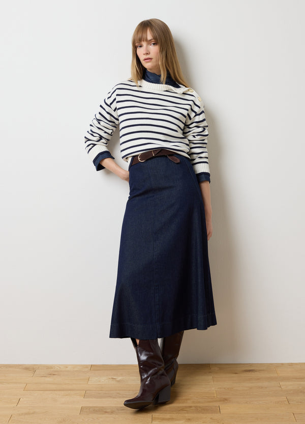 OVS Oversized Cotton Blend Striped Sweater