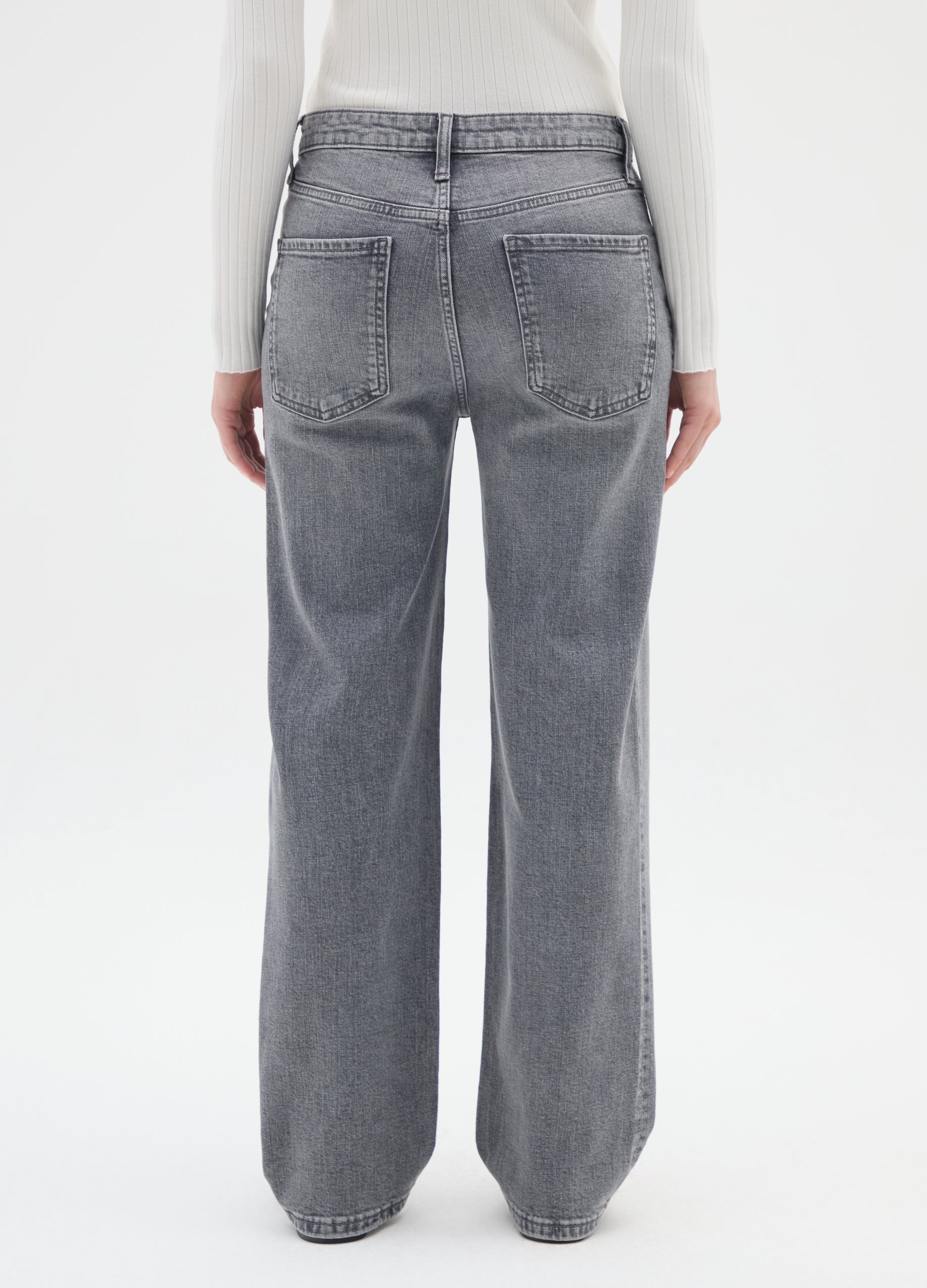 OVS Grey Stretch Regular Waist Jeans