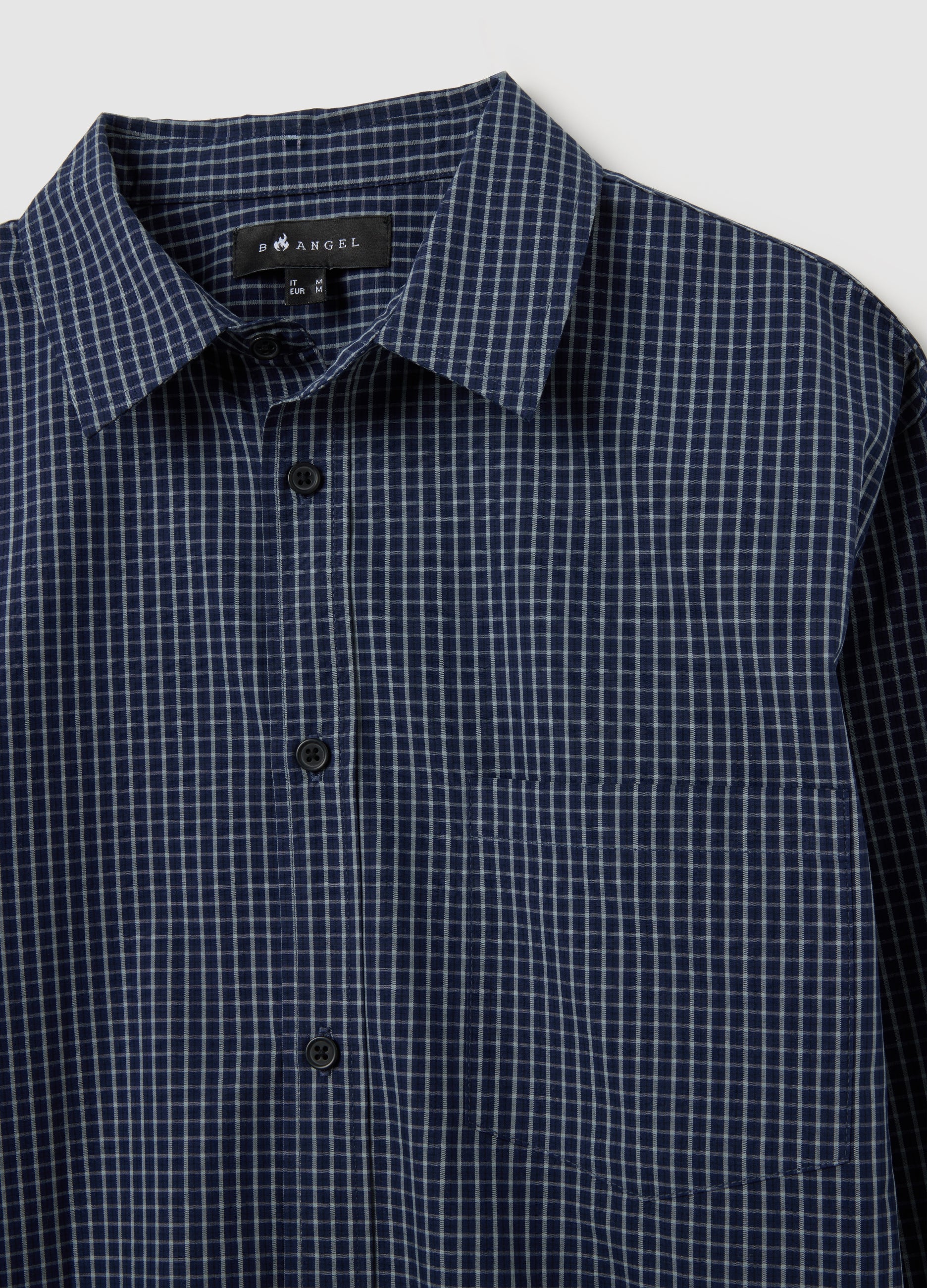 OVS Blue Pure Cotton Shirt Regular Fit