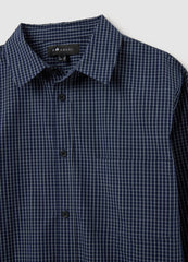 OVS Blue Pure Cotton Shirt Regular Fit