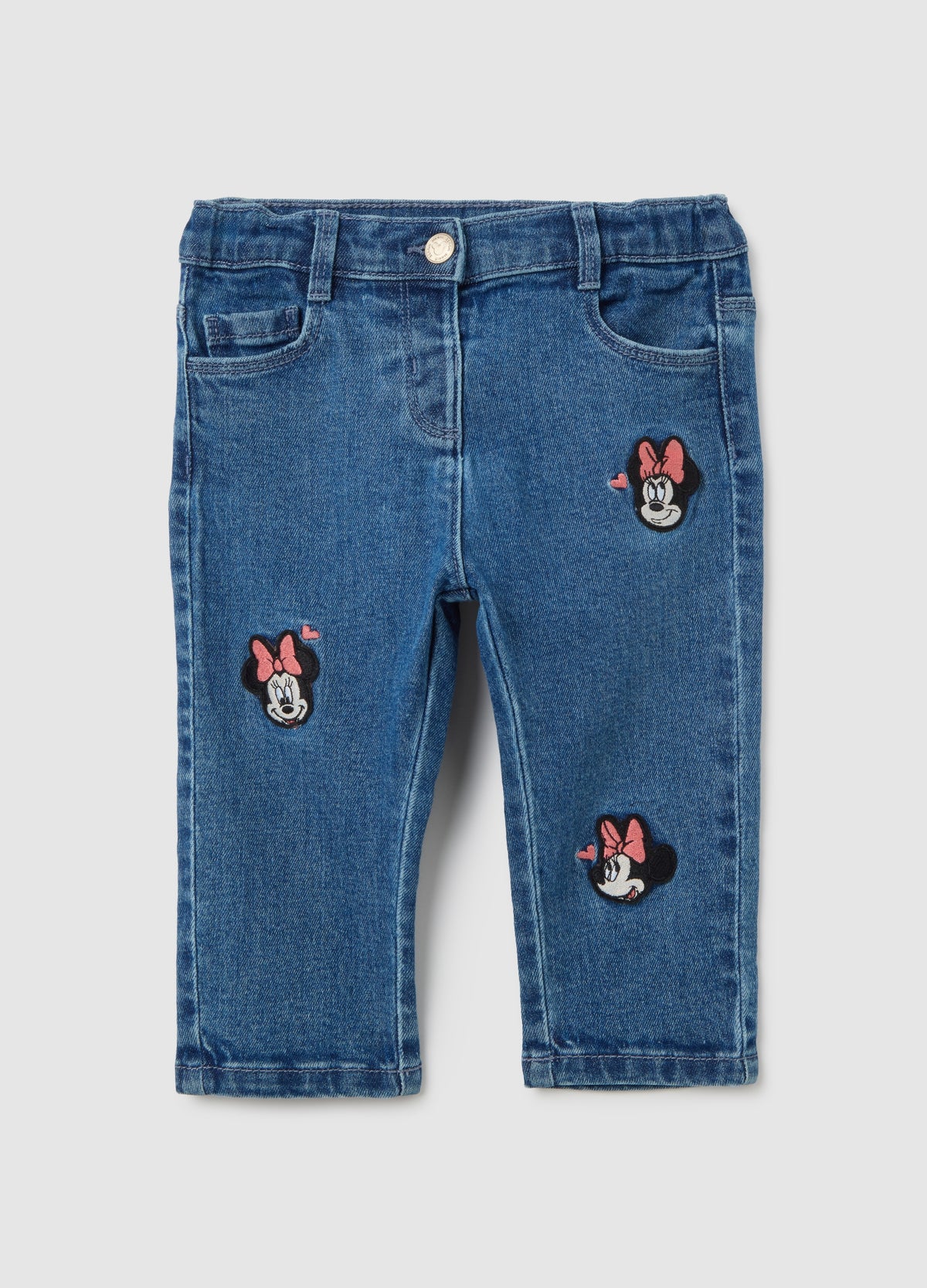 OVS Stretch Denim Trousers With Minnie