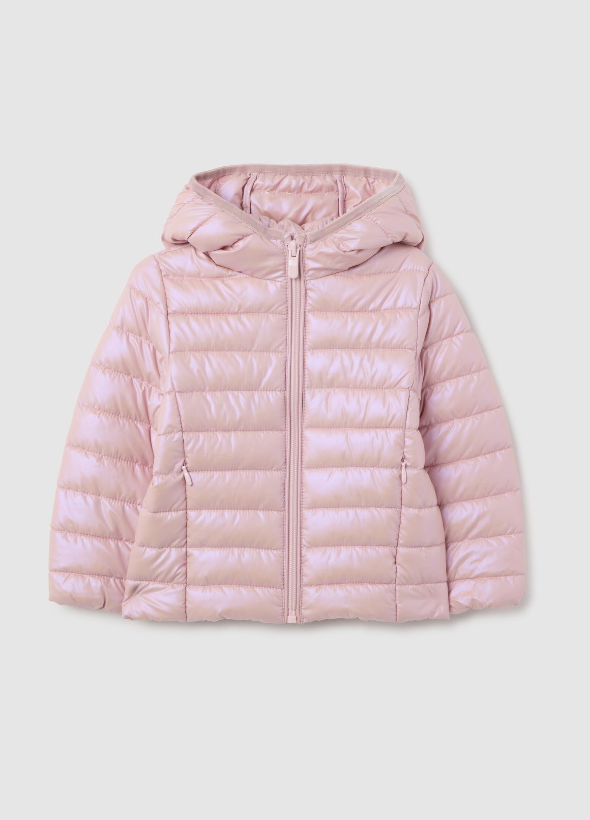 OVS Pink Padded Girls' Jacket With Hood