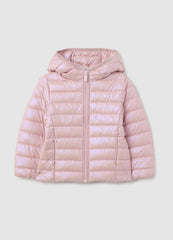 OVS Pink Padded Girls' Jacket With Hood
