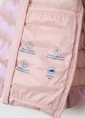 OVS Pink Padded Girls' Jacket With Hood