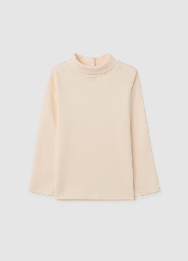 OVS Baby Girl'S Pure Cotton Beige Regular Fit T-Shirt