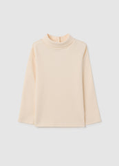OVS Baby Girl'S Pure Cotton Beige Regular Fit T-Shirt