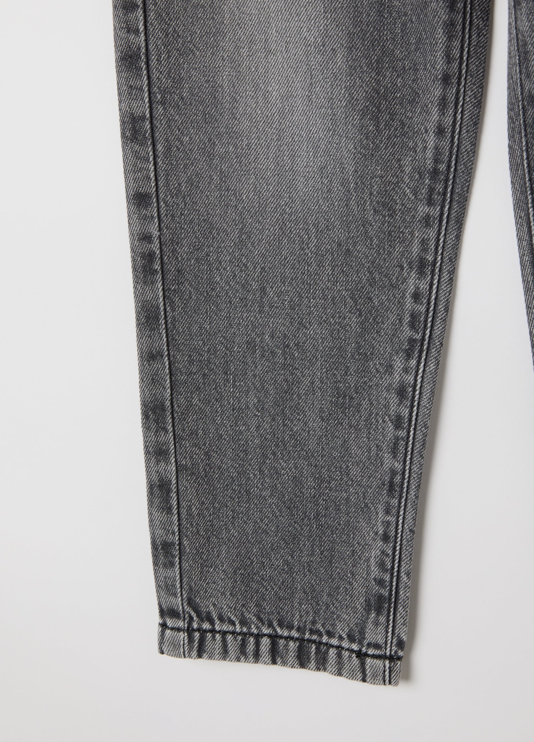 OVS Children'S Grey Cotton Blend Jeans With Regular Fit