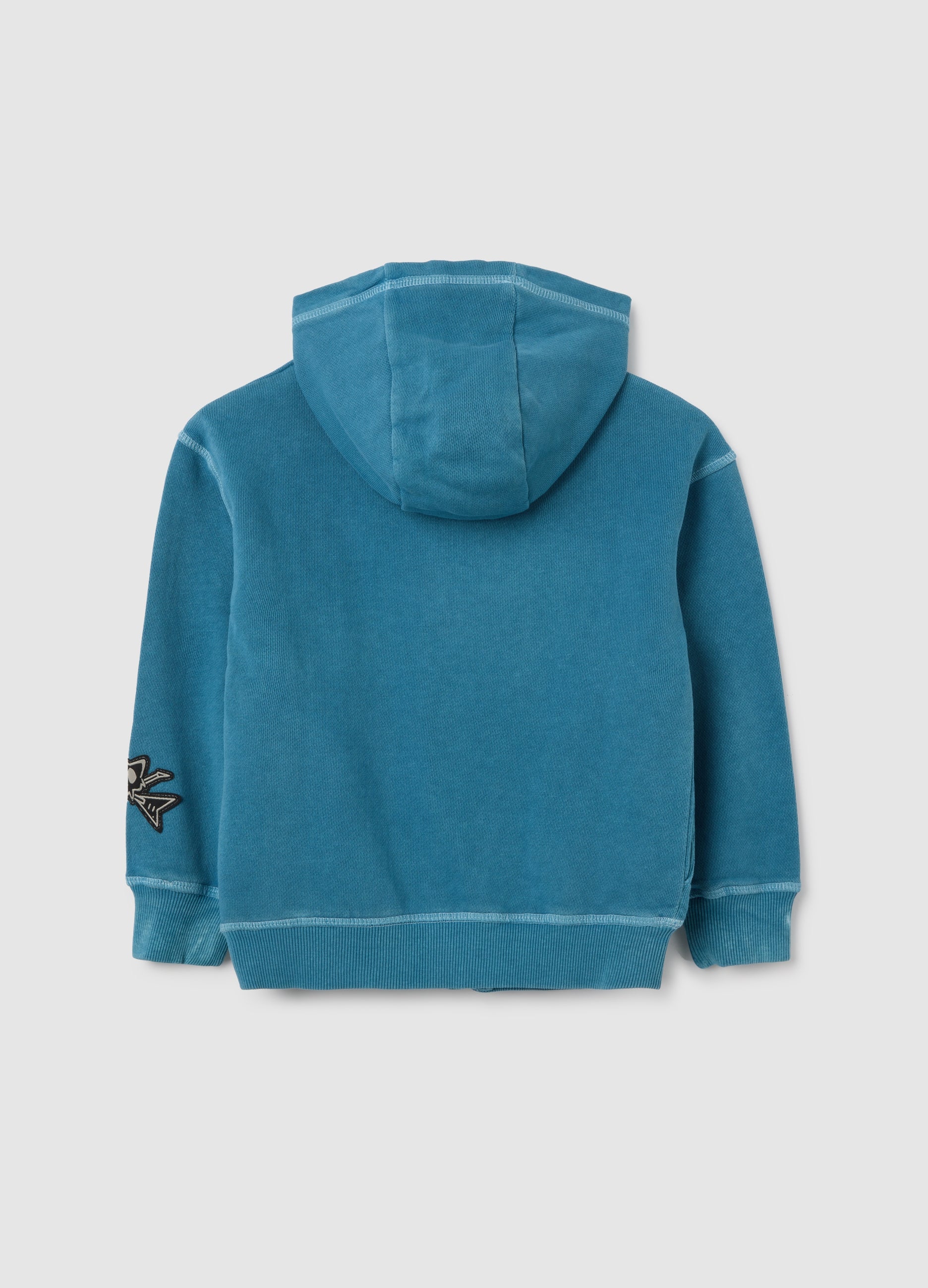 OVS Children'S Sweatshirt In Pure Blue Cotton, Regular Fit