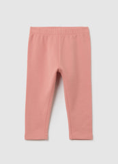 OVS Girls' Pink Slim Fit Stretch Cotton Leggings