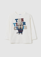 OVS White Pure Cotton Children'S T-Shirt With Print