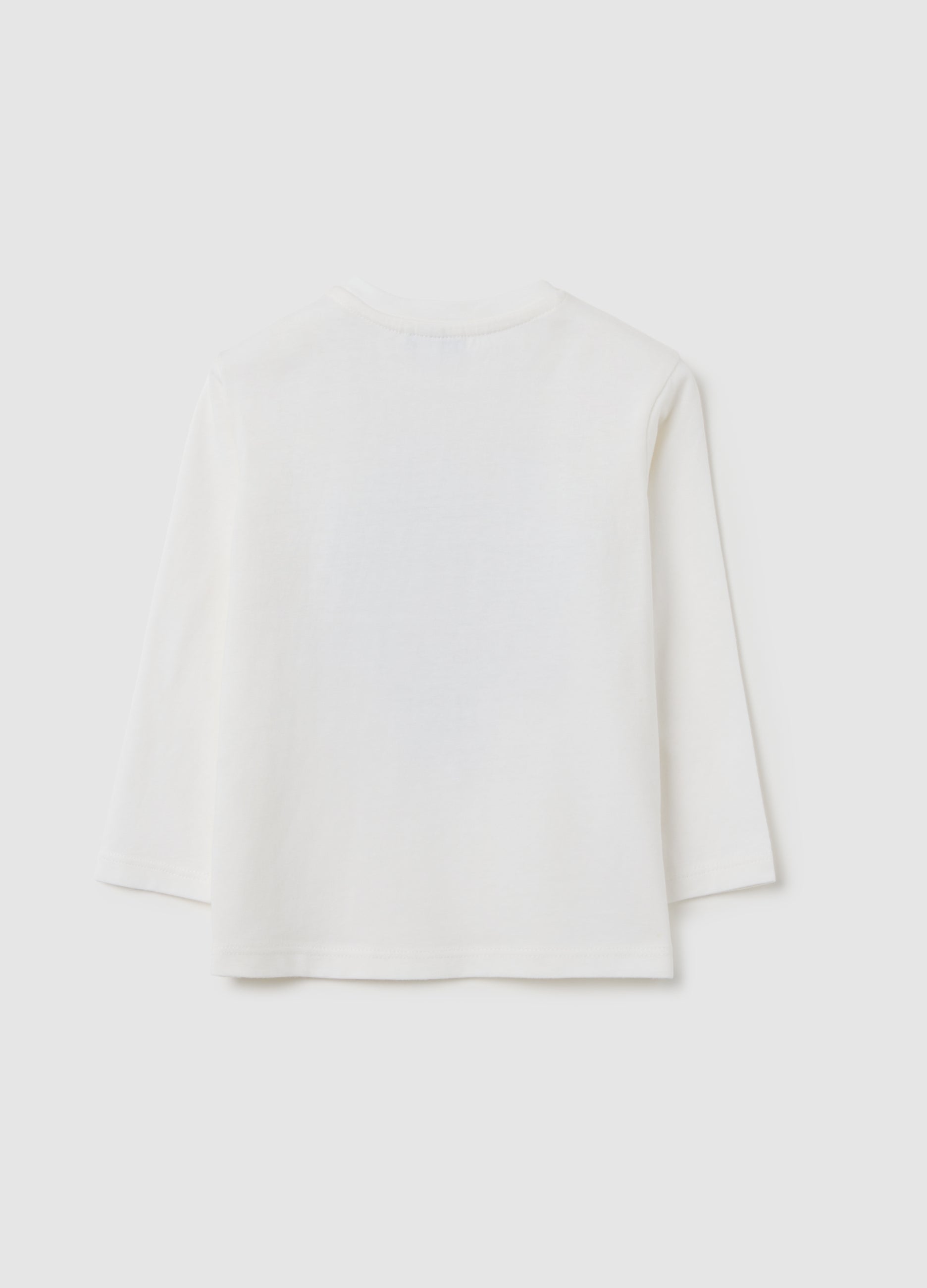 OVS White Pure Cotton Children'S T-Shirt With Print