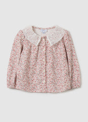 OVS Regular Fit Floral Shirt For Girls With Buttons