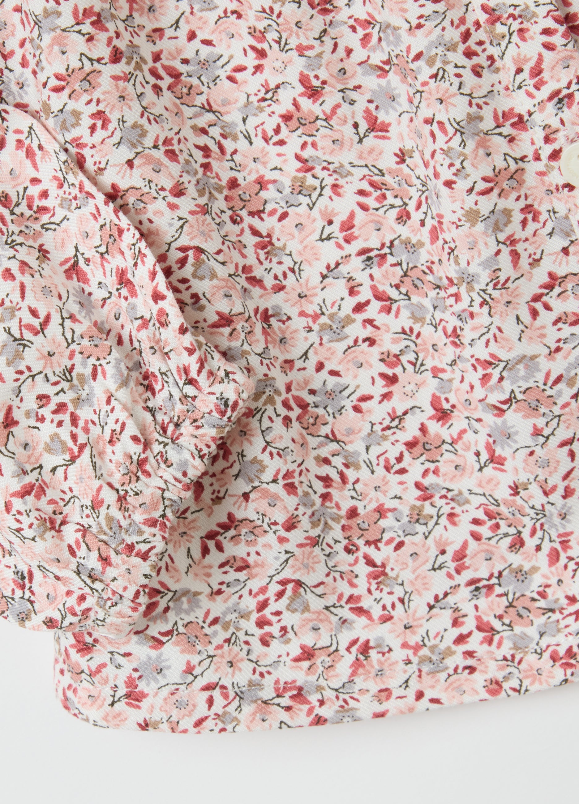 OVS Regular Fit Floral Shirt For Girls With Buttons