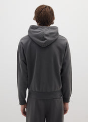 OVS Black Cotton Blend Hoodie With Zip