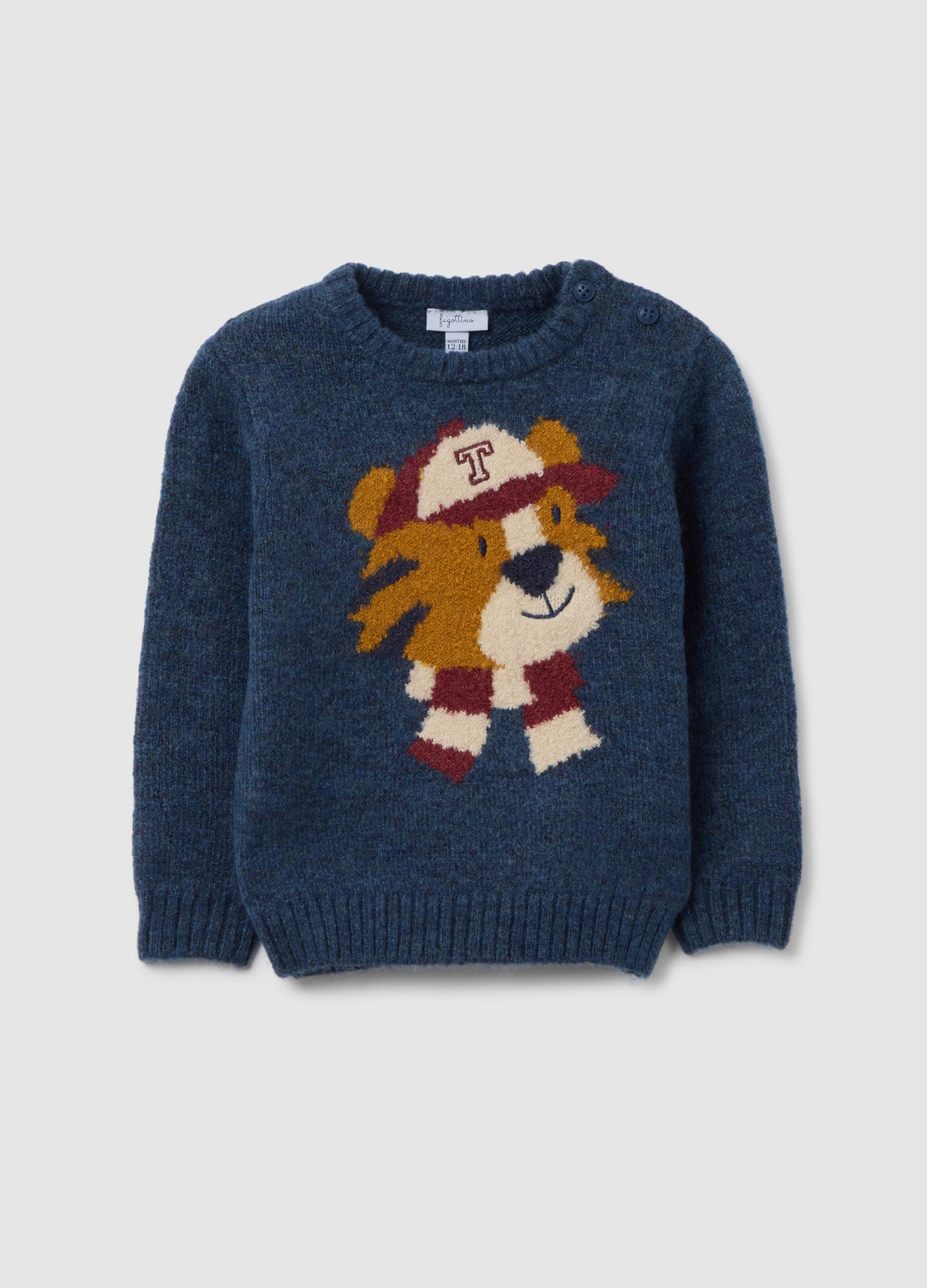 OVS Blue Children'S Regular Fit Jumper With Print