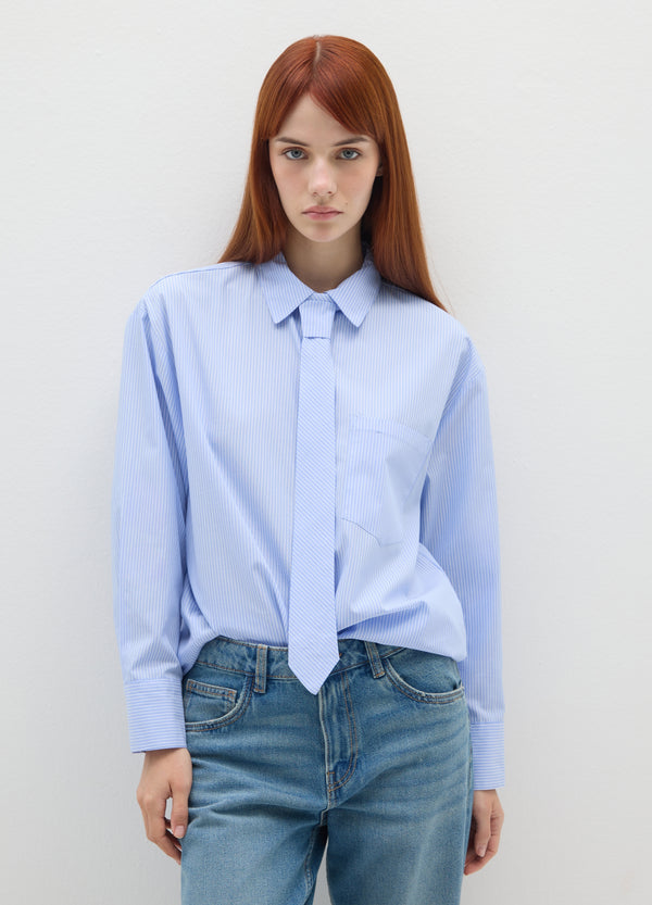 OVS Blue Poplin Shirt