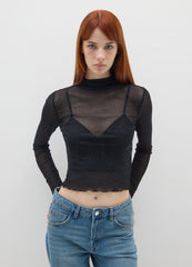 OVS Black Regular Fit Jumper With Long Sleeves