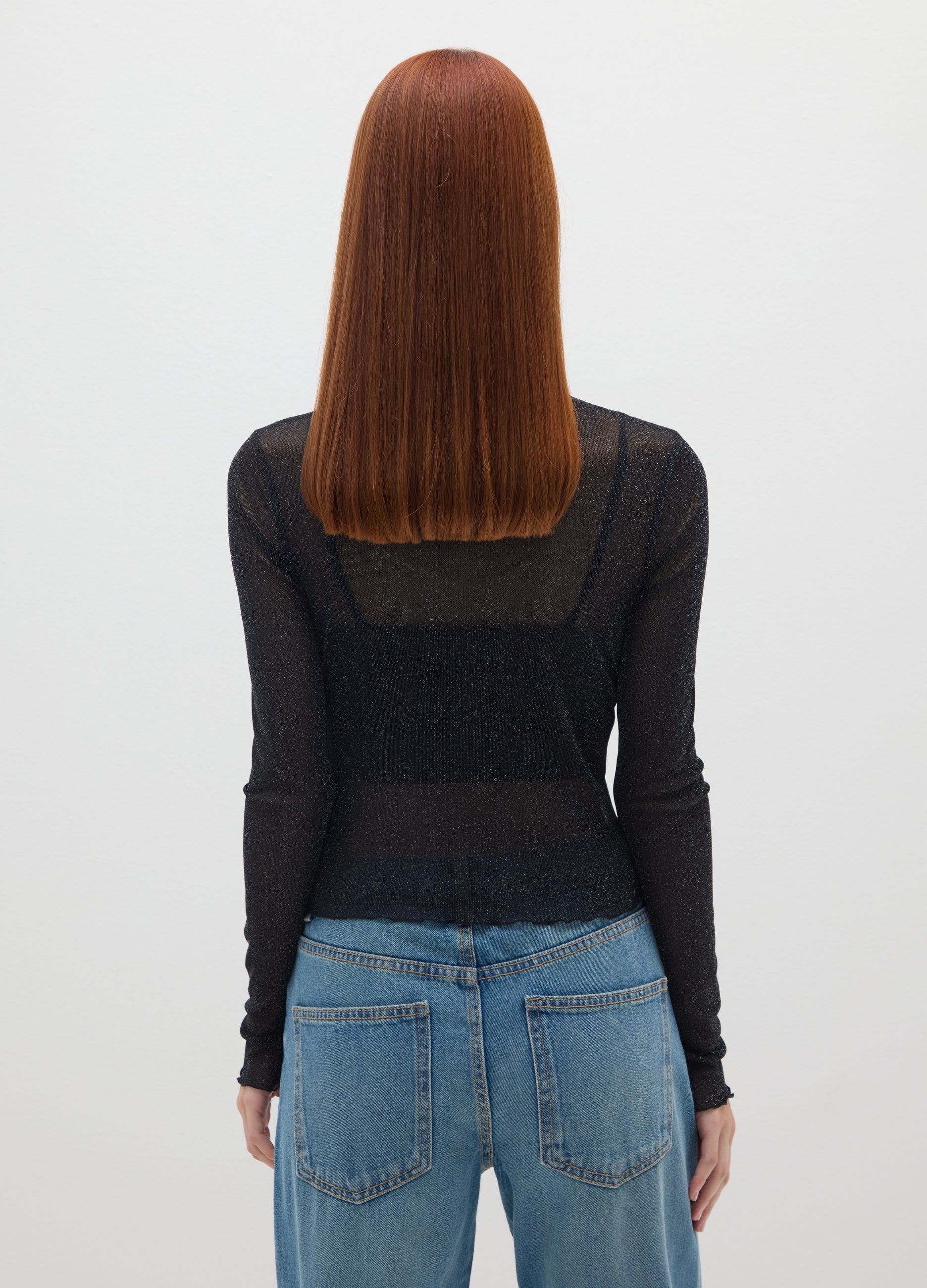 OVS Black Regular Fit Jumper With Long Sleeves