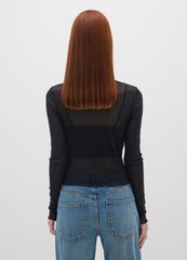 OVS Black Regular Fit Jumper With Long Sleeves