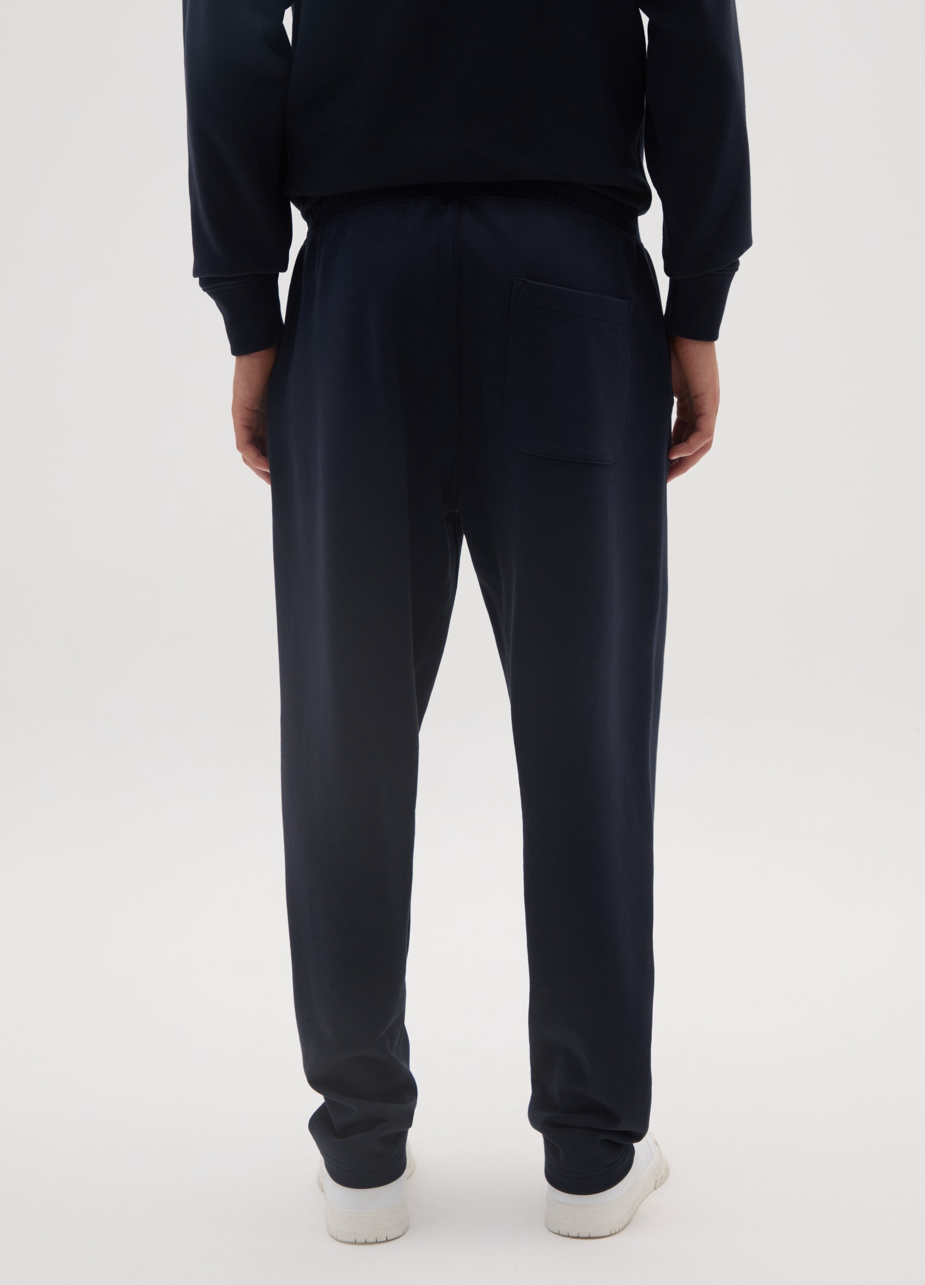 OVS Black Pure Cotton Trousers With Oversized Fit