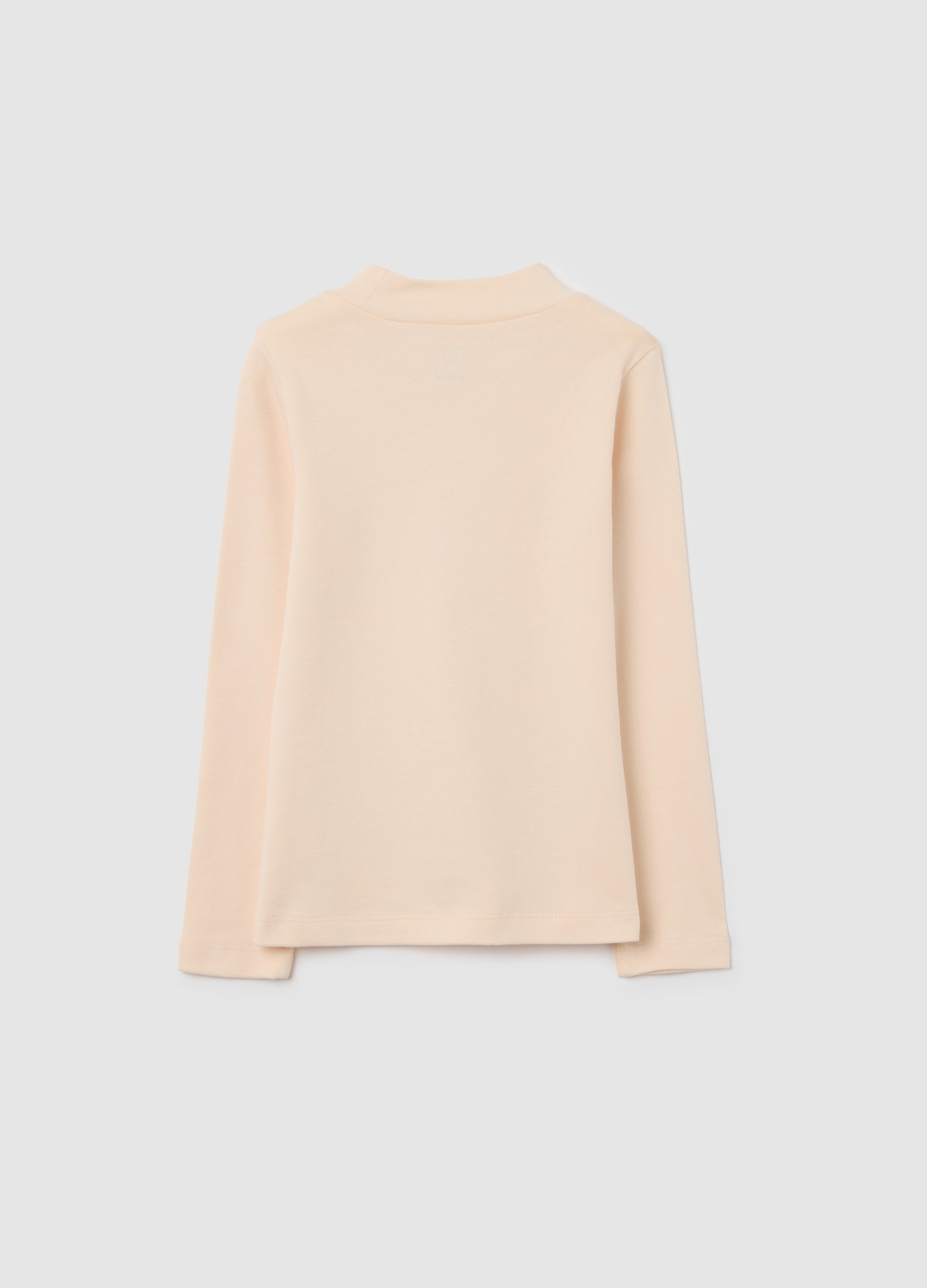 OVS Girl'S Beige Pure Cotton Sweater, Regular Fit