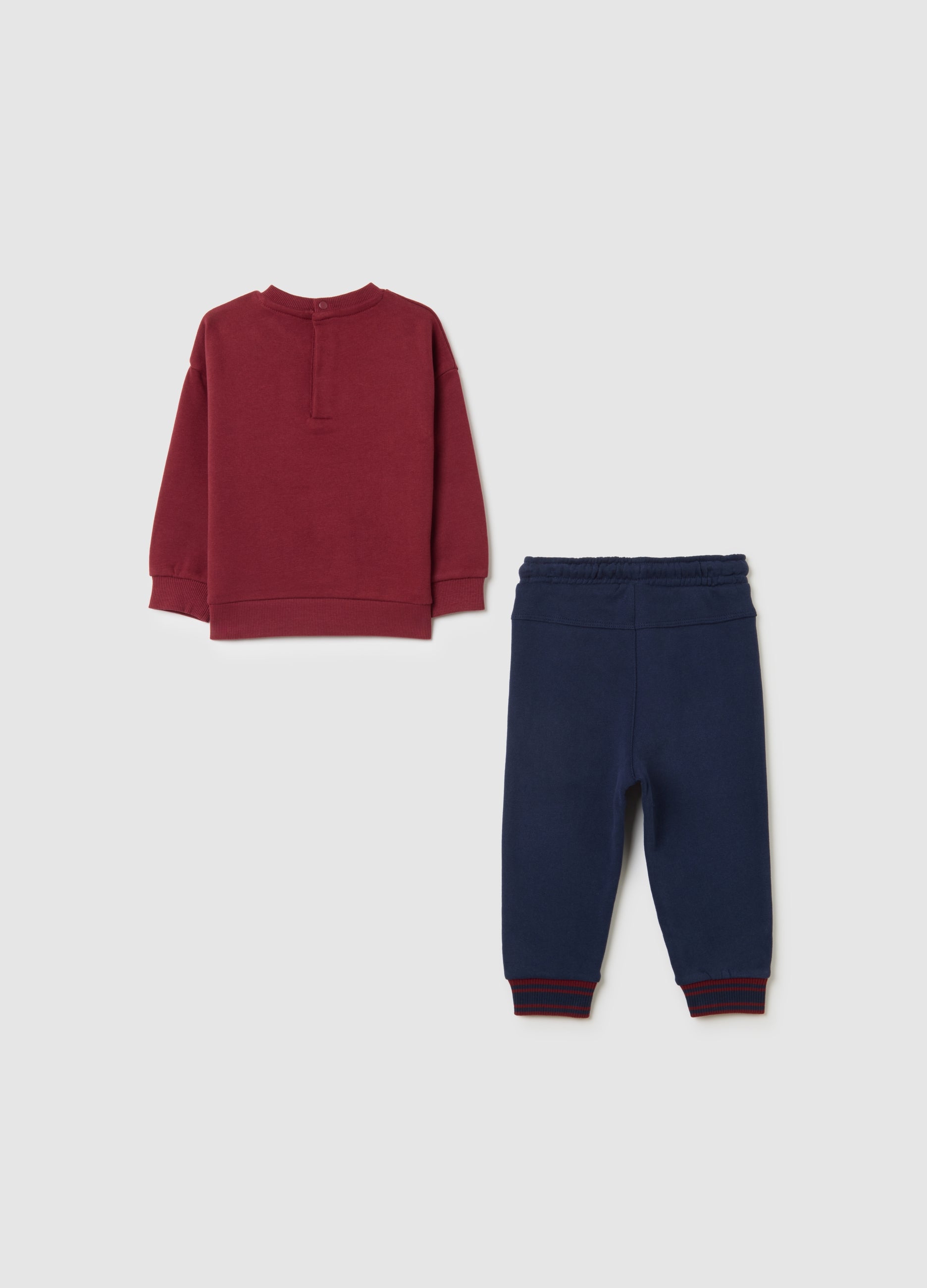 OVS Children'S Red Regular Fit Pure Cotton Outfit Set