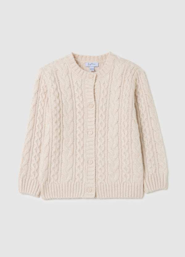 OVS Beige Regular Fit Baby Cardigan With Buttons