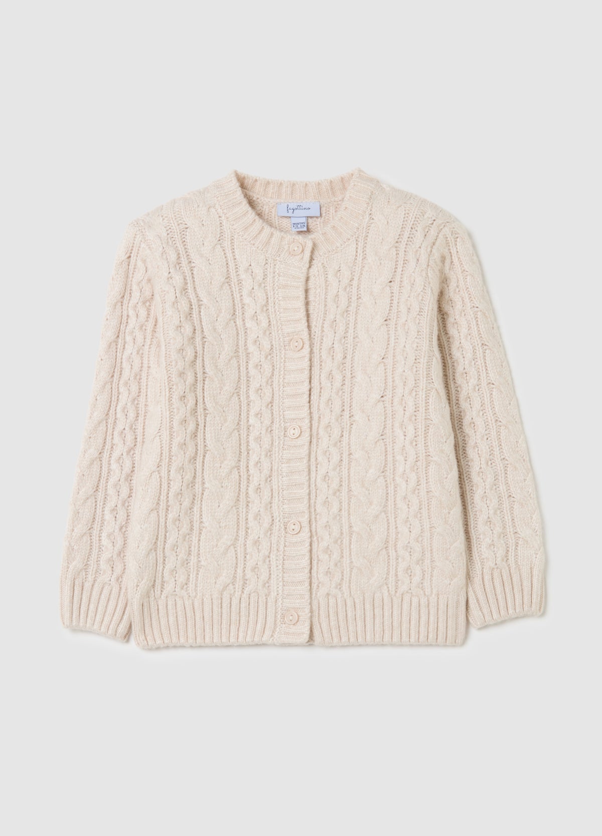 OVS Beige Regular Fit Baby Cardigan With Buttons