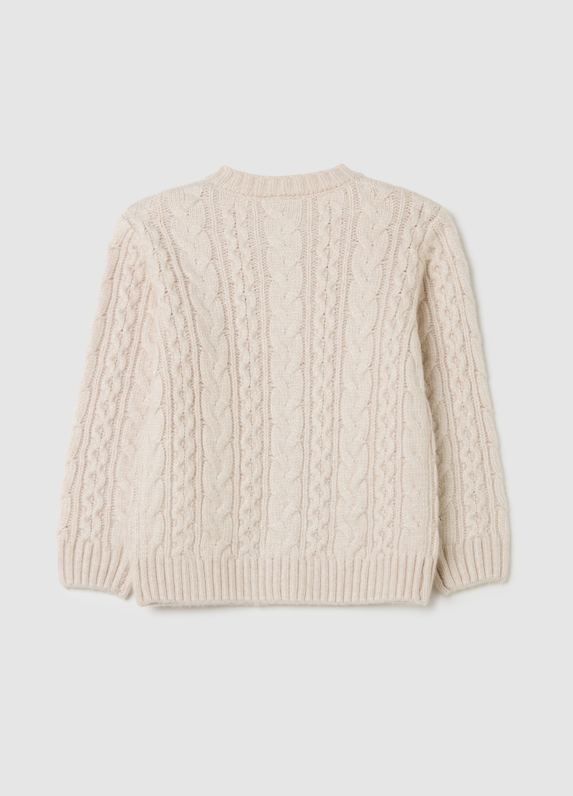 OVS Beige Regular Fit Baby Cardigan With Buttons