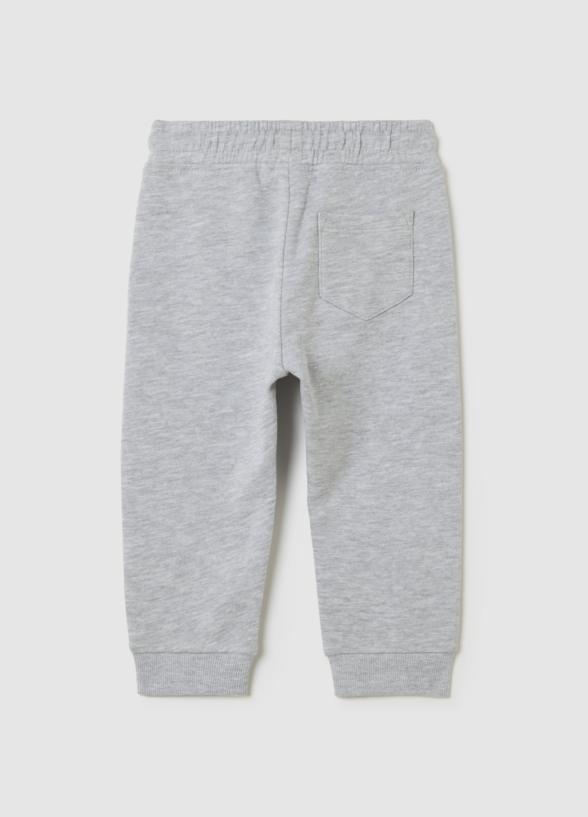 OVS Grey Regular Fit Pure Cotton Trousers For Boys