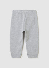 OVS Grey Regular Fit Pure Cotton Trousers For Boys