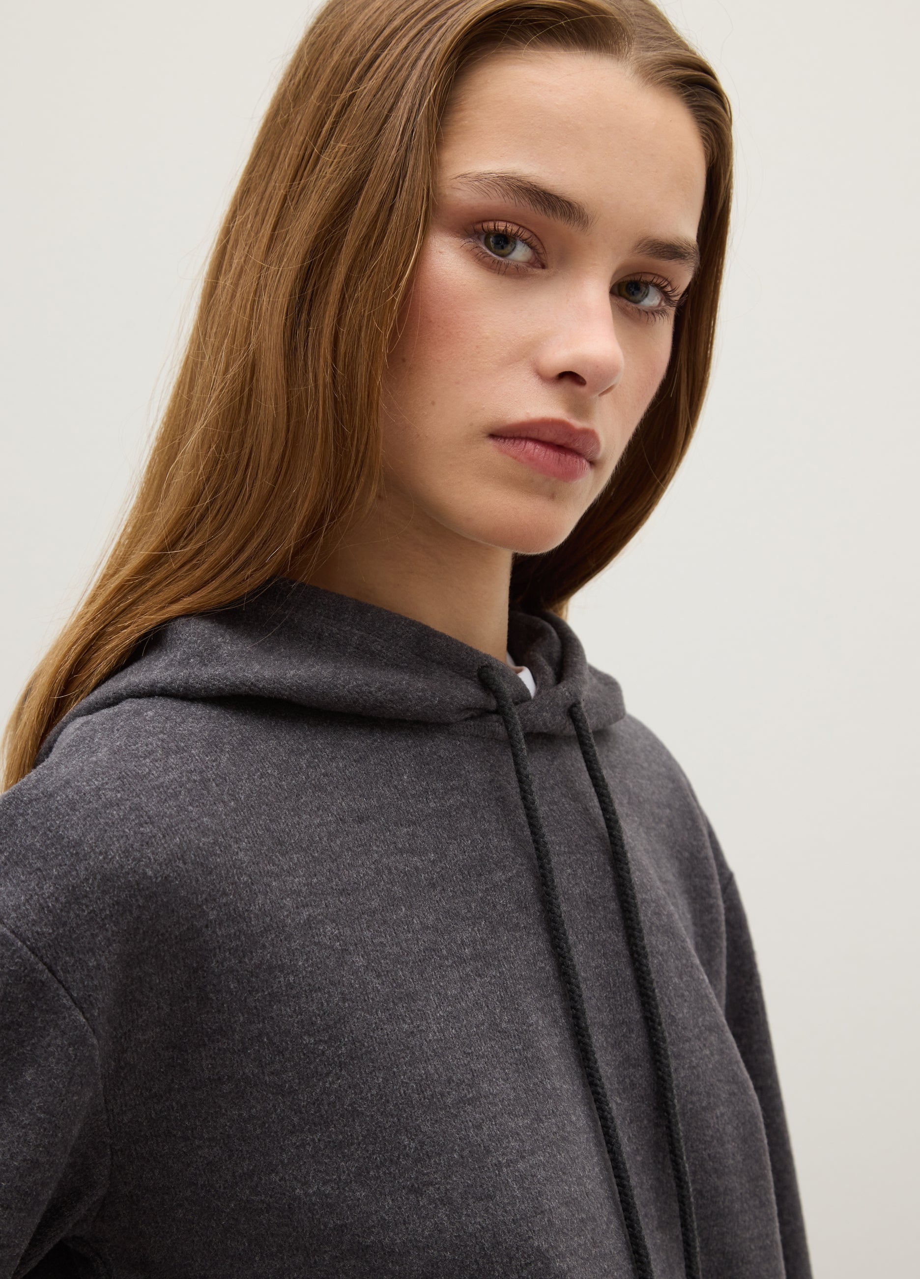 OVS Grey Regular Fit Hoodie