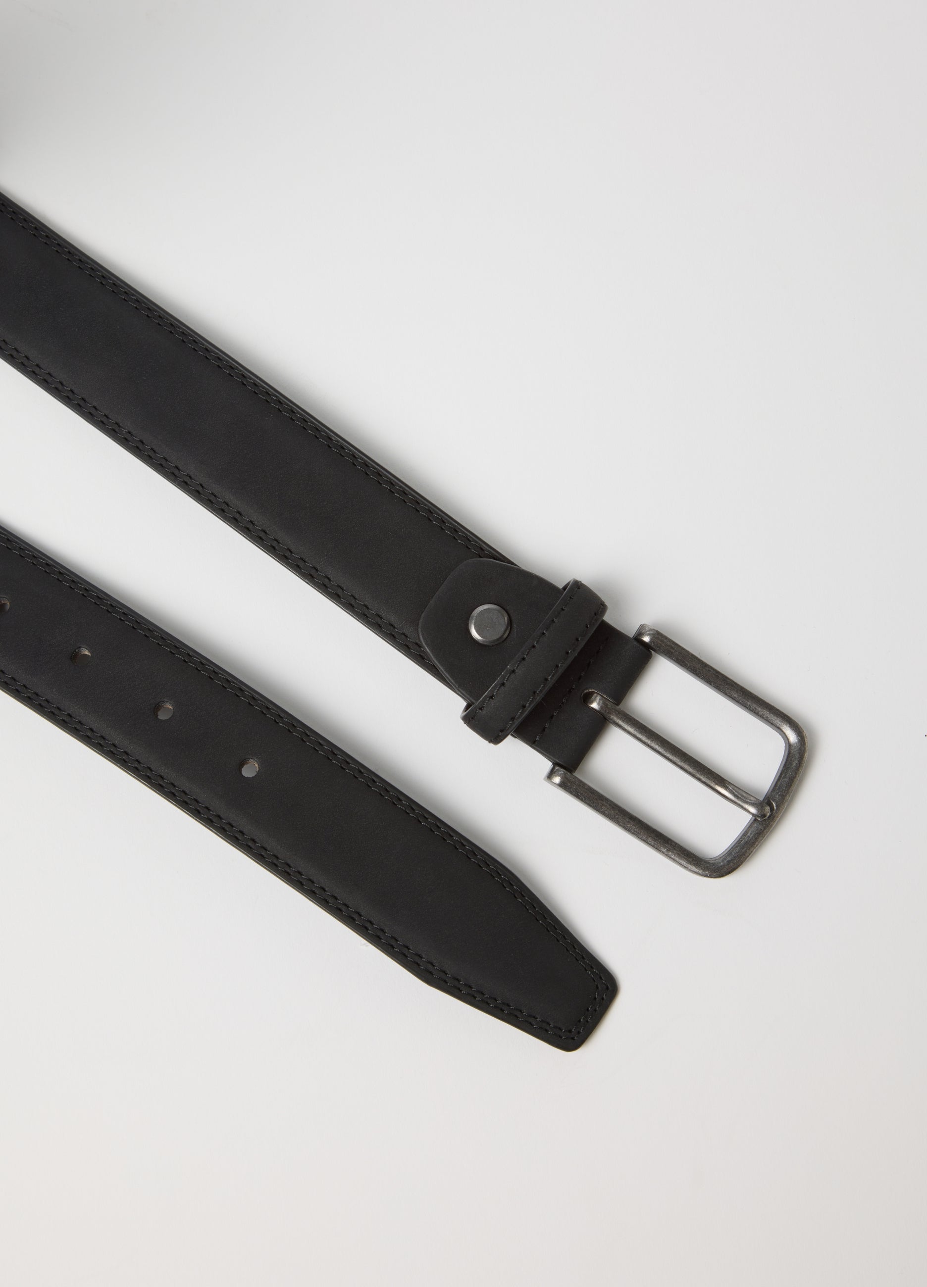 OVS Black Belt With Sturdy Buckle