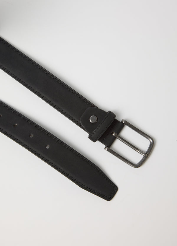OVS Black Belt With Sturdy Buckle