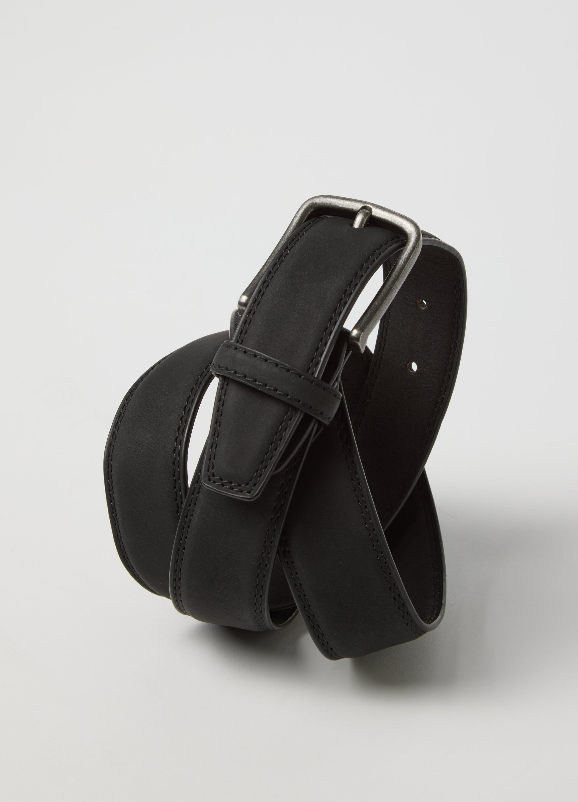 OVS Black Belt With Sturdy Buckle
