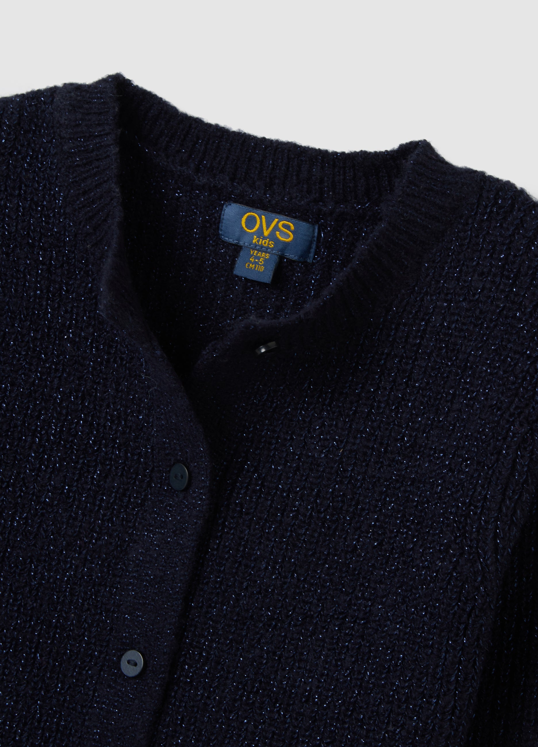 OVS Girls' Blue Regular Fit Cardigan