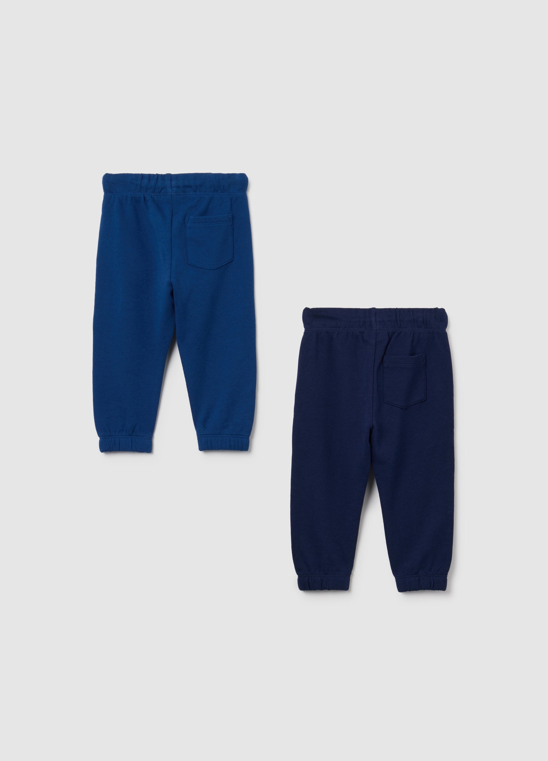 OVS Pack Of Two Blue Regular Fit Pure Cotton Children'S Trousers