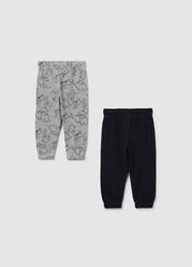 OVS Two-Pack Child'S Trousers In Multicolour Pure Cotton Regular Fit