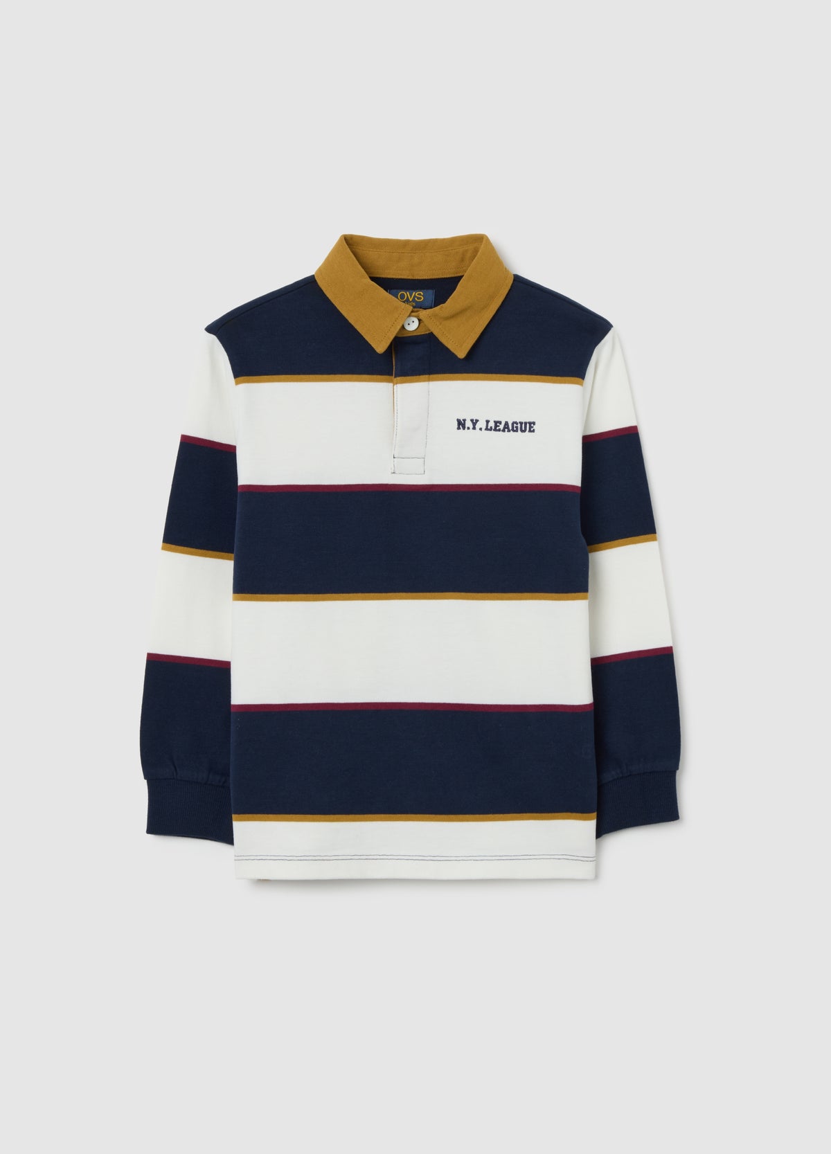 OVS Multicolour Pure Cotton Children's Polo, Regular Fit