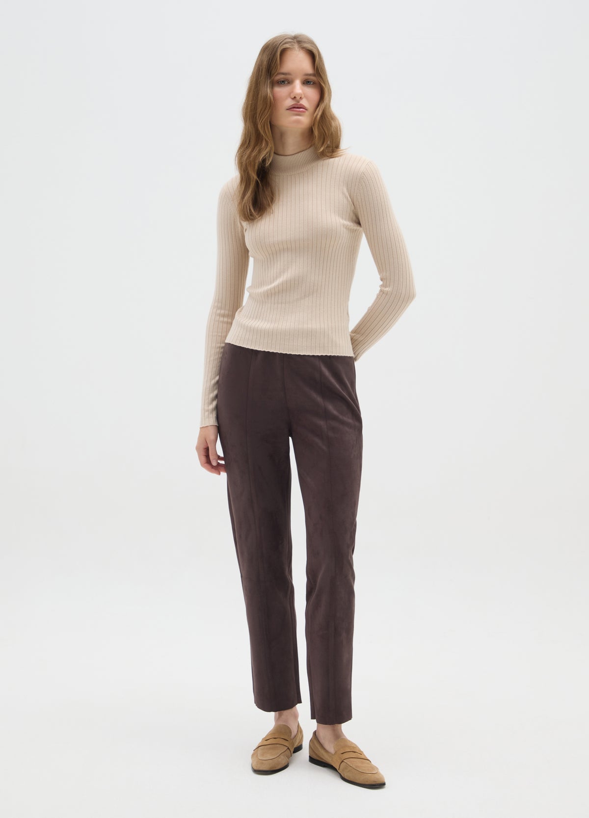 OVS Brown Slim Fit Leggings