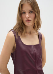 OVS Varnish-Effect Regular Fit Dress
