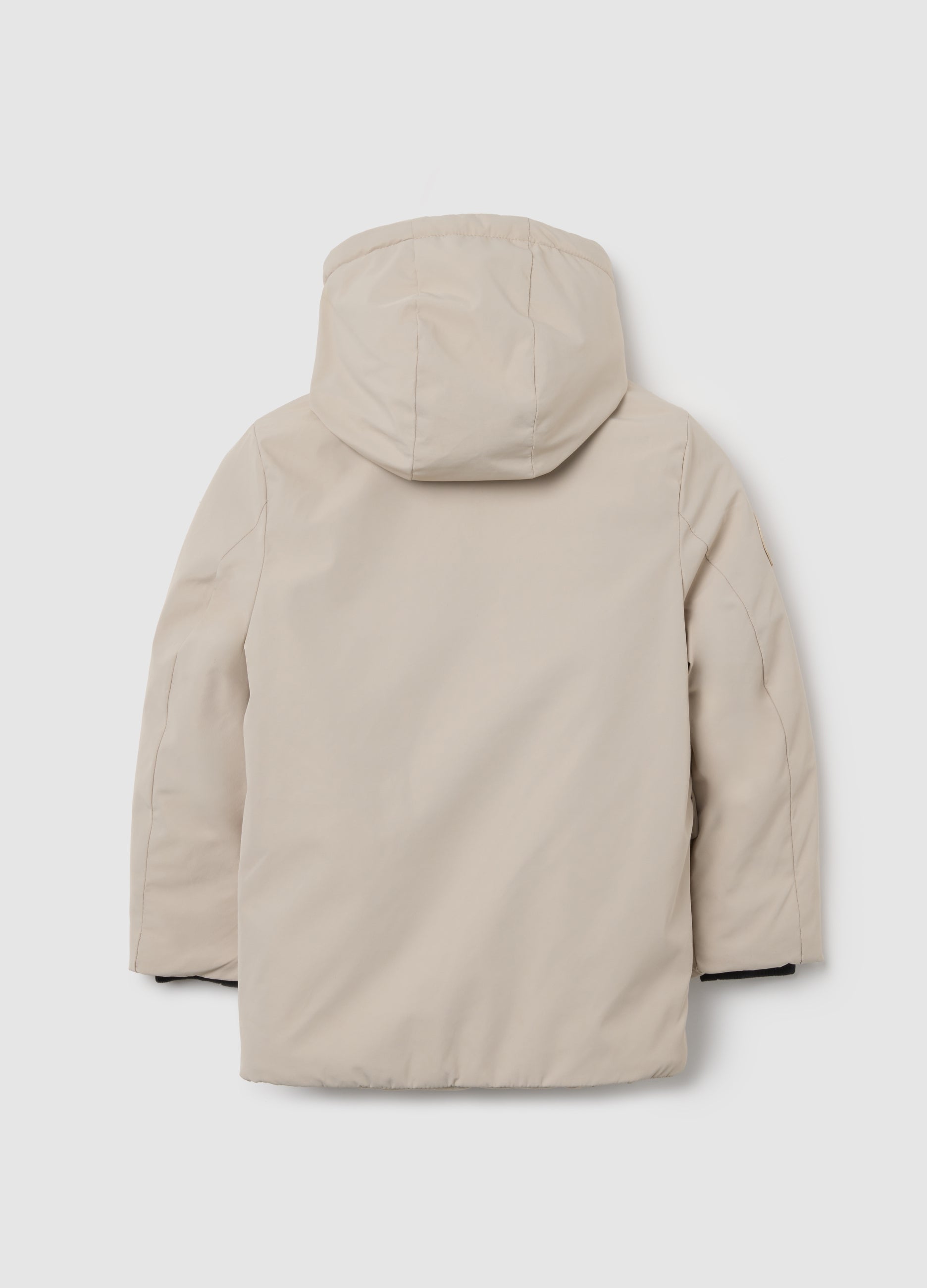 OVS Beige Padded Jacket With Hood